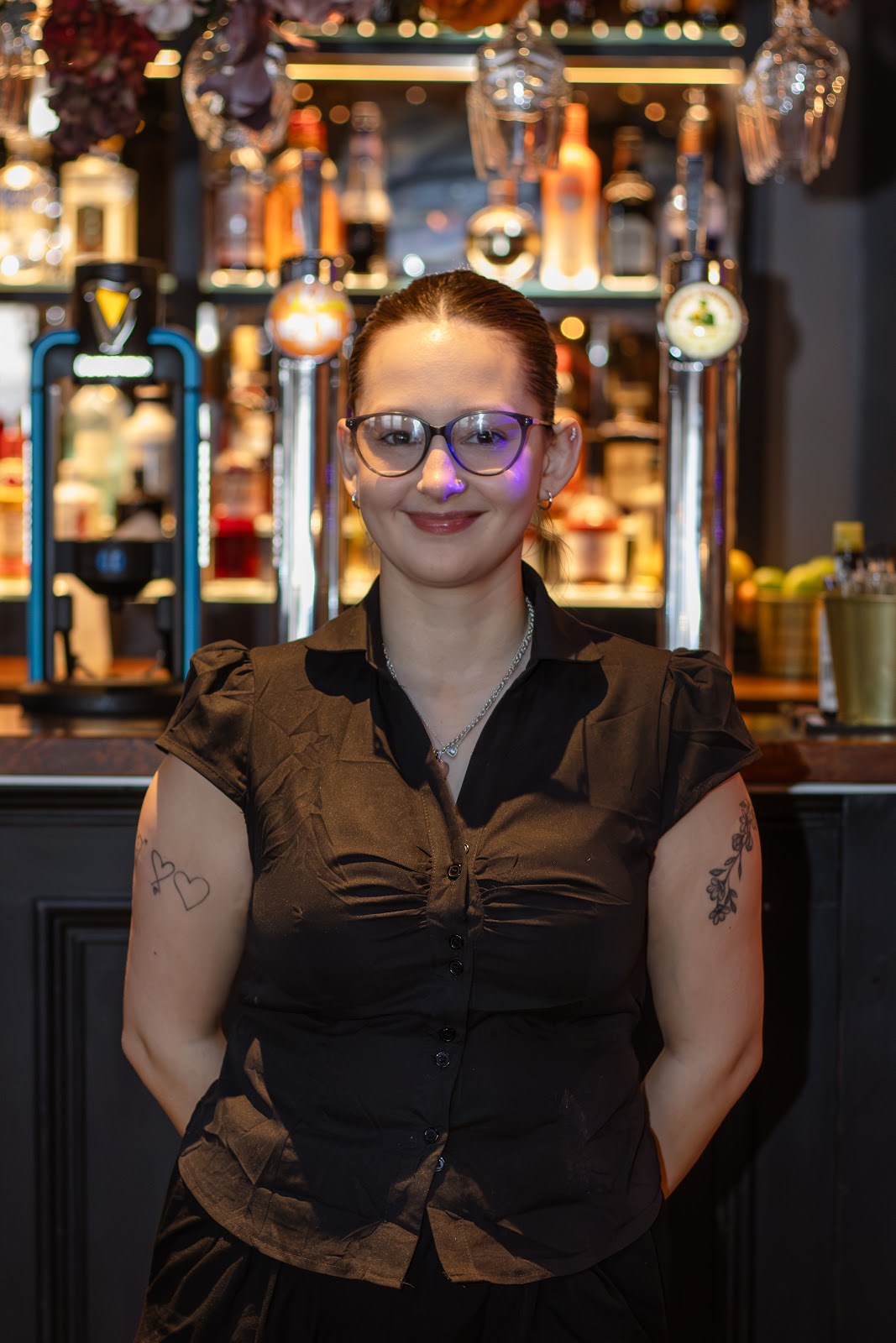 Abbie Watt, Front of House Supervisor at Hammerman's restaurant and cocktail bar in Aberdeen