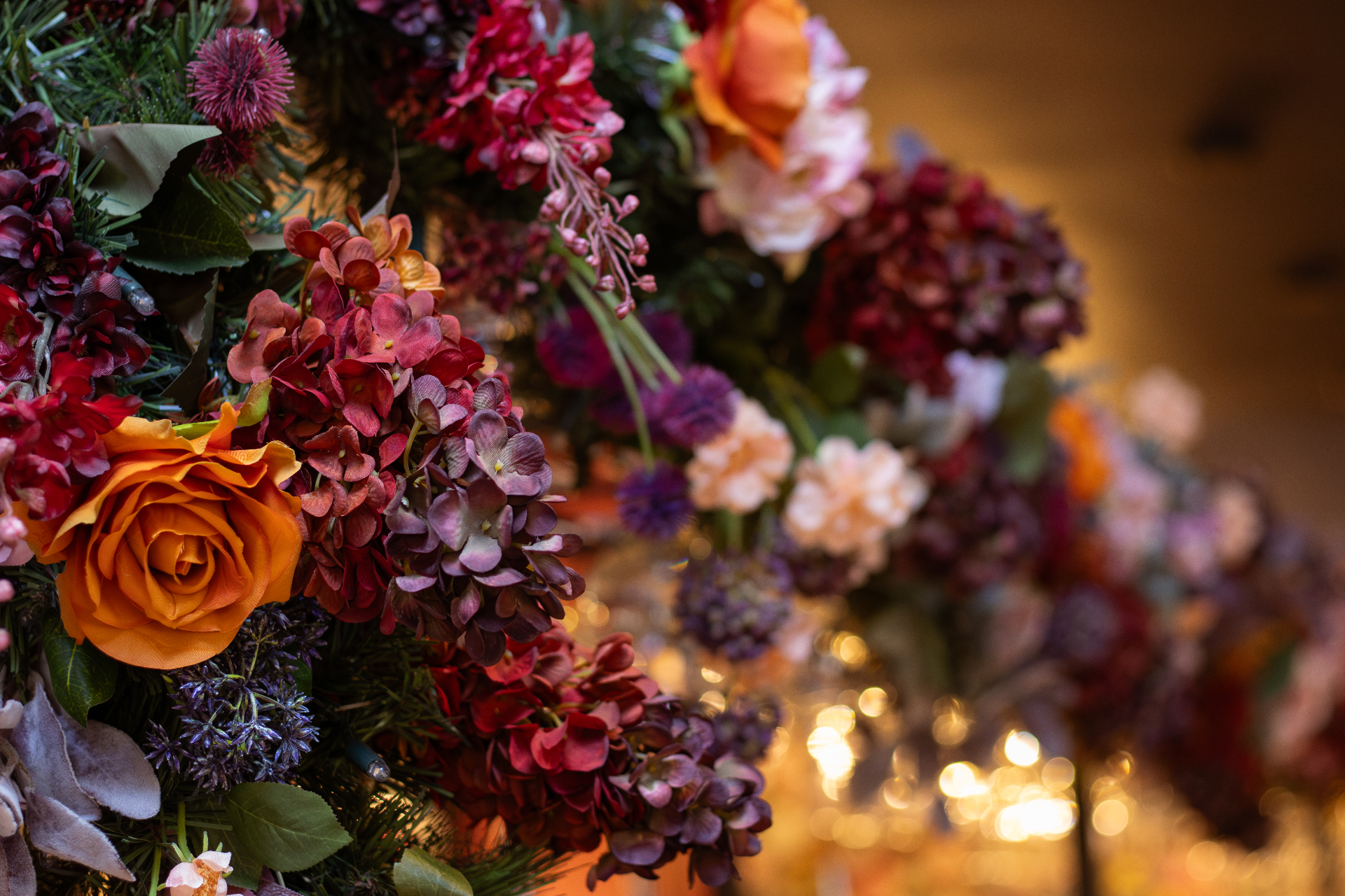 Hammerman's floral arrangement