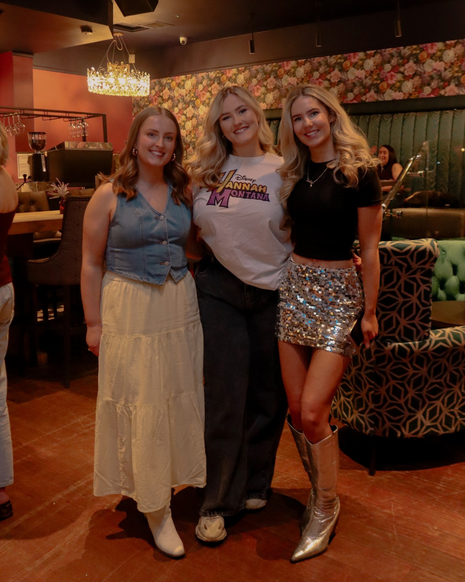 Dressed up guests at Hammerman's event