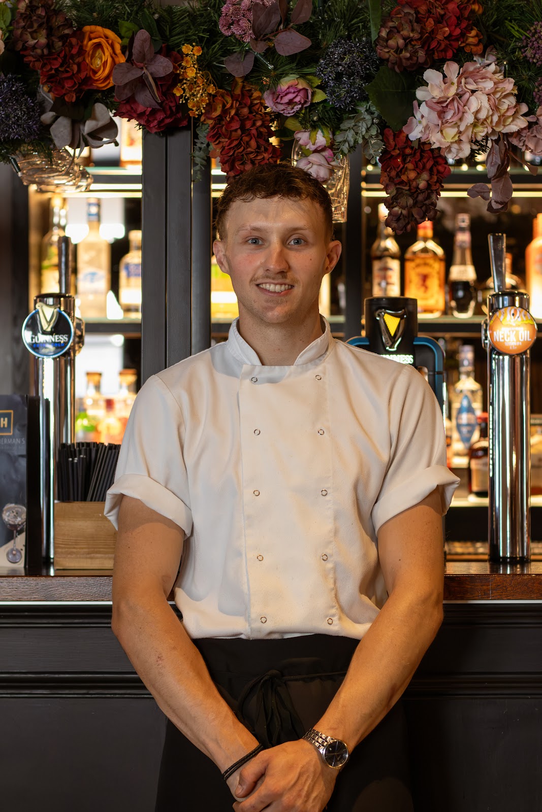 Ryan McBain, Senior Sous Chef at Hammerman's restaurant and cocktail bar in Aberdeen
